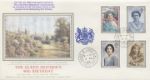 Queen Mother 90th Birthday
Walmer Castle
Producer: Pres. Philatelic Services
Series: Sotheby Silk (62)