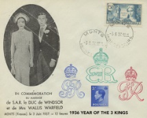 03.06.1937
Duke of Windsor & Wallis Simpson
The Three Kings Cyphers