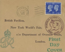 06.05.1940
Postage Stamp Centenary
Centenary of Penny Black