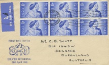 26.04.1948
Silver Wedding 1948
Block of six