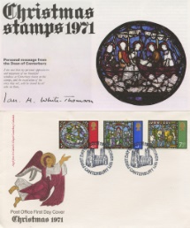 13.10.1971
Christmas 1971
Stained glass window
Royal Mail/Post Office