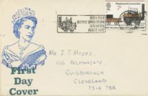 13.08.1975
Stockton & Darlington Railway
Scarce slogan postmark