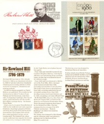 24.10.1979
Rowland Hill: Miniature Sheet
Rowland Hill and Penny Black
Royal Mail/Post Office