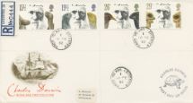 10.02.1982
Charles Darwin
Frog Island Postmark
Royal Mail/Post Office