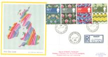 23.07.1982
British Textiles
British Isles on Silk
Pres. Philatelic Services