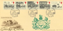 31.07.1984
The Royal Mail
Bath Mail Coach
Bradbury, LFDC No.36