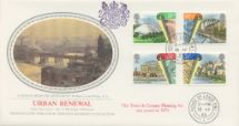 10.04.1984
Urban Renewal
London from the Monument
Pres. Philatelic Services, Sotheby Silk No.3