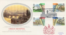 10.04.1984
Urban Renewal
London from the Monument
Pres. Philatelic Services, Sotheby Silk No.3