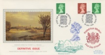 29.10.1985
Machins: 7p & 12p
Windsor from the Thames
Pres. Philatelic Services