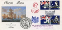 21.06.1988
Australian Bicentenary
First Fleeters arrive in Australia
Bradbury, LFDC No.69