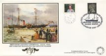 04.07.1990
Cunard 150 Years
Britannia Leaving Liverpool
CoverCraft