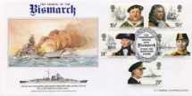 27.05.1991
Bismarck
50th Anniv. Sinking of the Bismarck
Bradbury