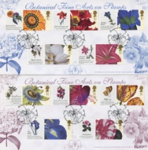 21.01.2003
Flowers: Generic Sheet
Botanical Art on Stamps
Bradbury, Windsor No.23