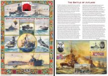 14.05.2015
The Great War
British Warships of the Great War
Bradbury, Commemorative Stamp Card No.8