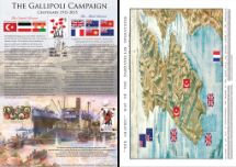 14.05.2015
The Great War
The Gallipoli Campaign
Bradbury, Commemorative Stamp Card No.10