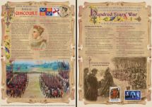 25.10.2015
Battle of Agincourt
600th Anniversary
Bradbury, Commemorative Stamp Card No.14