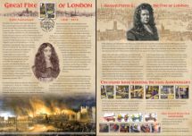 02.09.2016
The Great Fire of London
Charles II & Samuel Pepys
Bradbury, Commemorative Stamp Card No.25