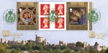 15.02.2017
Self Adhesive: Windsor Castle
Panoramic view of Windsor Castle
Bradbury, BFDC No.418