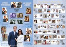 19.05.2018
Royal Wedding: Miniature Sheet
Harry and Meghan and past Royal Weddings
Bradbury, Commemorative Stamp Card No.38