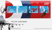 20.03.2018
RAF Centenary: Miniature Sheet
Typhoon
Royal Mail/Post Office