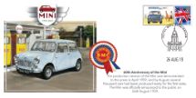 26.08.2019
60th Anniversary of the Mini
First Day of Sales to the Public
Bradbury, BFDC No.601