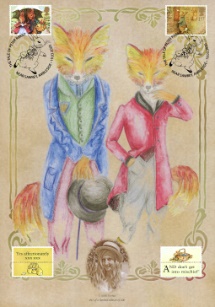 19.03.2020
Freddie and Felicity Fox
Peter Rabbit Special Postmark
Bradbury, BFDC No.643