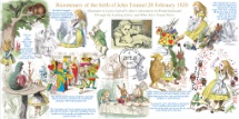 28.02.2020
Bicentenary of Birth of John Tenniel
Illustrator of Alice Books
Bradbury, BFDC No.647