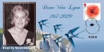 18.06.2020
Dame Vera Lynn
Rest in Peace 1917-2020
Bradbury, BFDC No.689