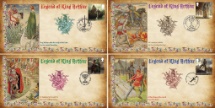 16.03.2021
King Arthur
Set of 4 Arthurian Legends
Bradbury, BFDC No.750