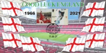 11.07.2021
Good Luck England
Wembley Stadium
Bradbury, BFDC No.769