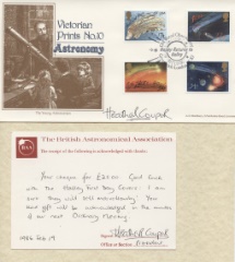 18.02.1986
Halley's Comet
Heather Couper note
Bradbury, Special Signed No.5