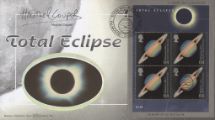 11.08.1999
Solar Eclipse: Miniature Sheet
Heather Couper signed
Benham, BLCS No.164