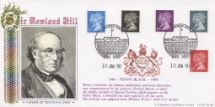 10.01.1990
Penny Black Anniversary
Sir Rowland Hill
Bradbury, LFDC No.83