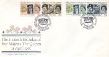 21.04.1986
Queen's 60th Birthday
Roses
Royal Mail/Post Office