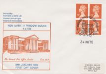 24.01.1989
Window: Three straight edges: 76p
The General Post Office London
Historic Relics