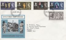 23.04.1964
Shakespeare Festival
The Globe
Royal Mail/Post Office