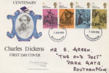 03.06.1970
Literary Anniversaries 1970
Charles Dickens
Connoisseur