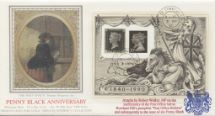 03.05.1990
Penny Black: Miniature Sheet
The Post Office
Pres. Philatelic Services, Sotheby Silk No.59