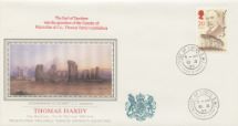 10.07.1990
Thomas Hardy
Stonehenge
Pres. Philatelic Services, Sotheby Silk No.61
