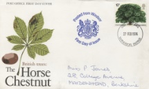 27.02.1974
British Trees - The Horse Chestnut
Horse Chestnut
Royal Mail/Post Office