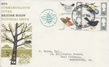 08.08.1966
British Birds
Manchester Bee Cachet
Royal Mail/Post Office, Manchester Bee No.17