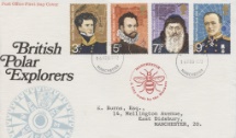 16.02.1972
Polar Explorers
Manchester Bee Cachet
Royal Mail/Post Office, Manchester Bee No.24