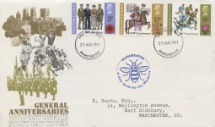 25.08.1971
General Anniversaries 1971
Manchester Bee Cachet
Royal Mail/Post Office, Manchester Bee No.33
