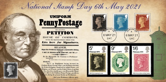 National Stamp Day Sir Rowland Hill Penny Post First Day Cover