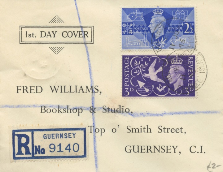 Victory, Display cover from Guernsey