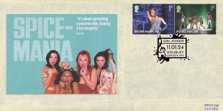 Spice Girls: Miniature Sheet, Spreading a Positive Vive