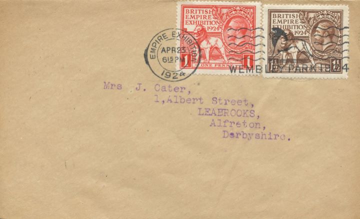 Wembley Exhibition 1924, Wembley Lion slogan postmark