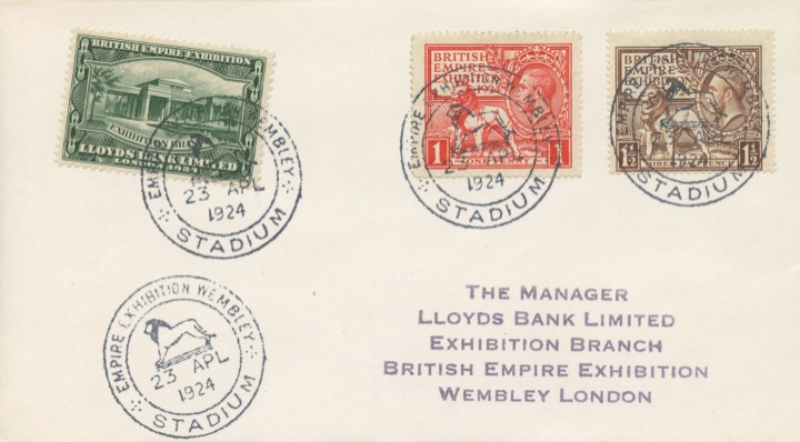 Wembley Exhibition 1924, Rare Stadium Postmark