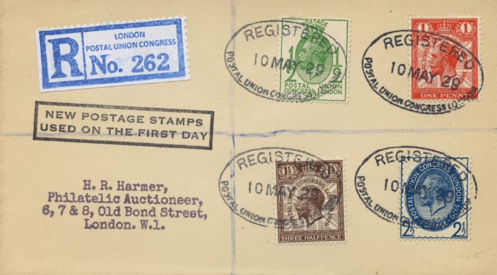 Postal Union Congress, Postal Union Oval Postmark