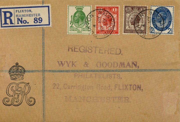 Postal Union Congress, King George Cypher